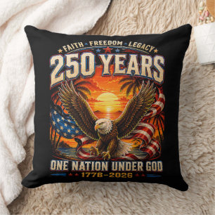 American 1776 2026 250th 4th July Independence Day Cushion