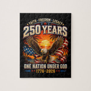 American 1776 2026 250th 4th July Independence Day Jigsaw Puzzle