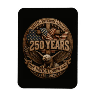 American 1776 2026 250th 4th July Independence Day Magnet