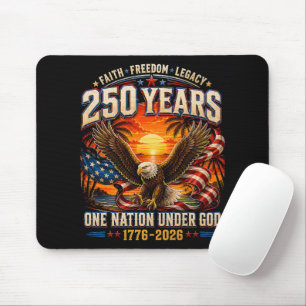 American 1776 2026 250th 4th July Independence Day Mouse Pad
