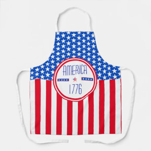 American 1776 patriotic apron