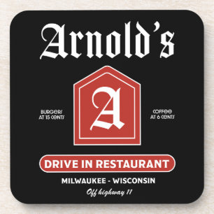 American 1950's Diner Coaster