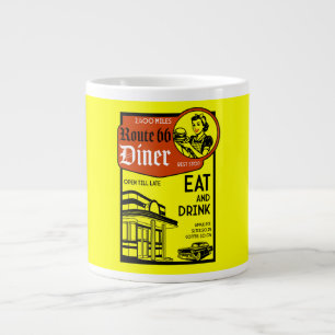 American 1950's Diner Large Coffee Mug