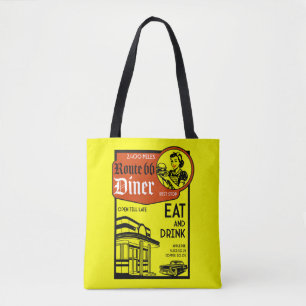 American 1950's Diner Tote Bag