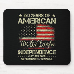 American 250th Anniversary Celebration 250 Years U Mouse Pad