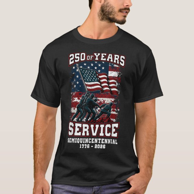 American 250th Anniversary Celebration 250 Years U T-Shirt (Front)