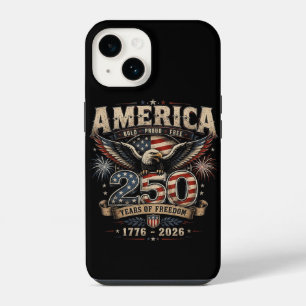 American 250th Anniversary Patriotic USA 4th July iPhone 14 Case