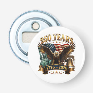 American 250th Anniversary USA Patriotic 4th July Bottle Opener