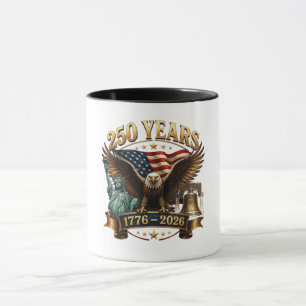American 250th Anniversary USA Patriotic 4th July Mug