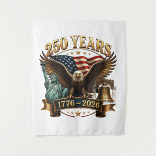 American 250th Anniversary USA Patriotic 4th July Tapestry
