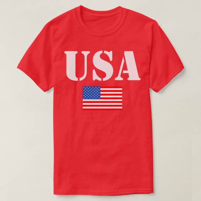 American  4th of July T-Shirt (Design Front)