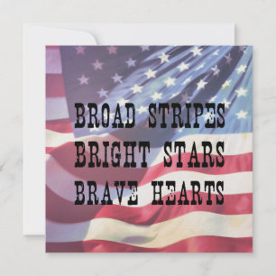 AMERICAN 5.25 x 5.25 card