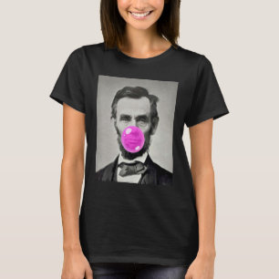 American Abraham Lincoln Eyes Flag Country 1 T-Shirt