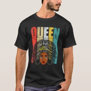 American African Women Girl Apparel Afro Black Mel T-Shirt