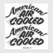 American Air-Cooled Corvair Lettering Clear Vinyl