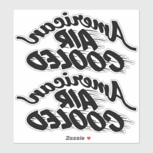 American Air-Cooled Corvair Lettering reverse