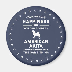 American Akita Adoption Happiness Magnet