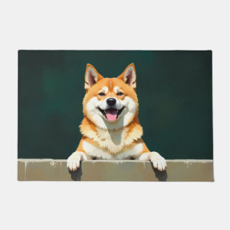American Akita Dog Doormat Art
