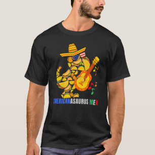 American American Mexican Amerisaurus Rex Indomi T-Shirt