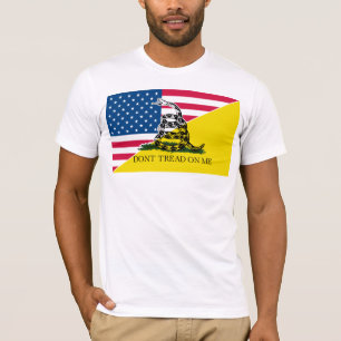 American and Gadsden Flag T-Shirt