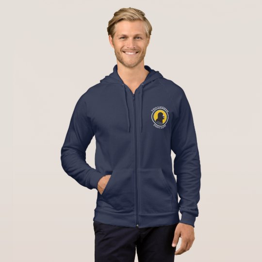 American Apparel Zip Fleece: Math Smart Caveman Hoodie