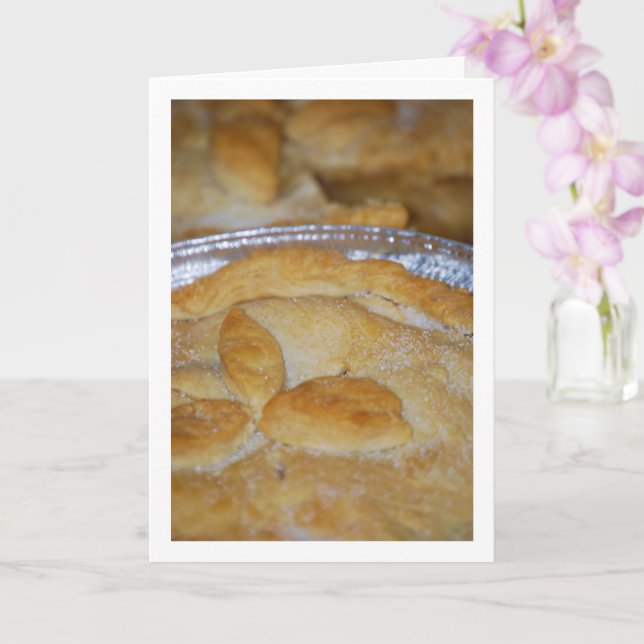 American Apple Pies, Dessert Cuisine Card (Orchid)