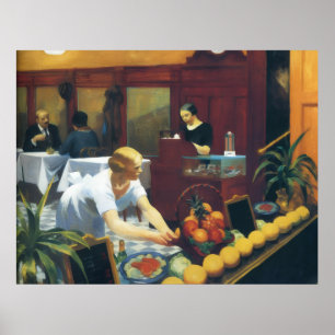 American Artist Edward Hopper Vintage Poster
