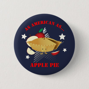 American as Apple Pie   Button
