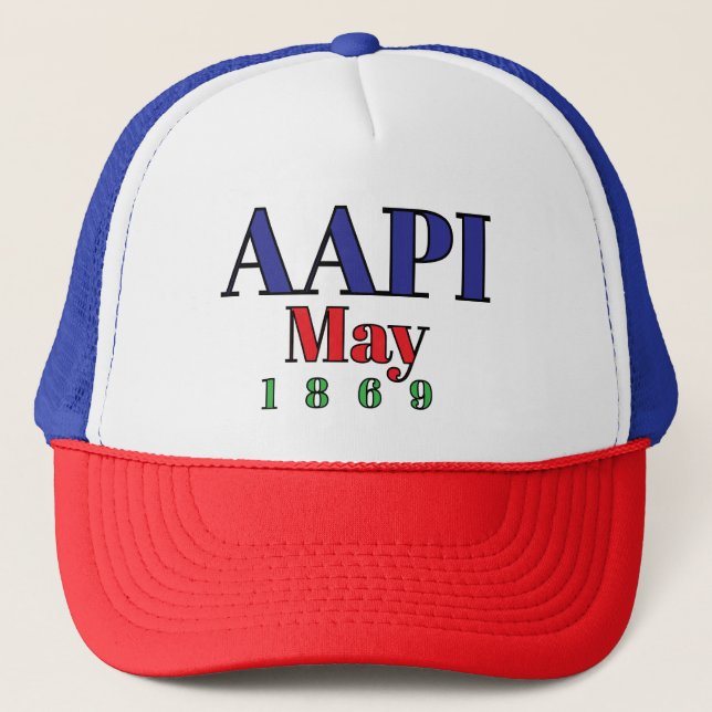 American Asian Pacific Islander inheritage hat (Front)