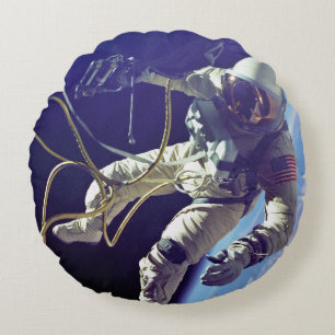 American Astronaut Round Cushion