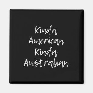 American Australian Dual Citizenship Gift Magnet
