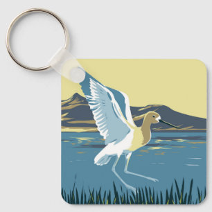 American Avocet Key Ring