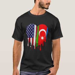 American Azerbaijani Heritage Month Azerbaijan Fla T-Shirt