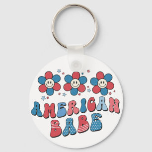 American Babe Key Ring
