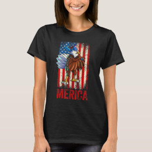American Bald Eagle 4th Of July Women Men American T-Shirt