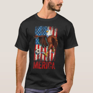 American Bald Eagle 4th Of July Women Men American T-Shirt