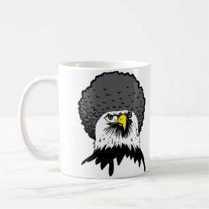 American Bald Eagle Afro Funny Mug Travel Mug