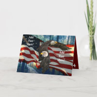 American Bald Eagle American Flag Sympathy