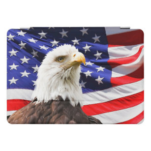 American Bald Eagle and Flag iPad Pro Cover