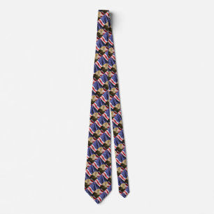 American Bald Eagle and Flag Tie