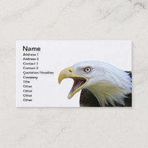 American Bald Eagle Business Card