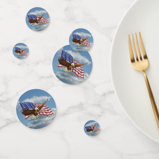 American Bald Eagle Confetti (Group)