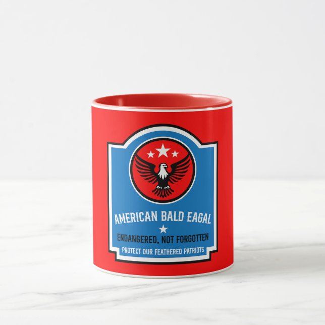 American Bald Eagle Conservation Protection Mug (Center)