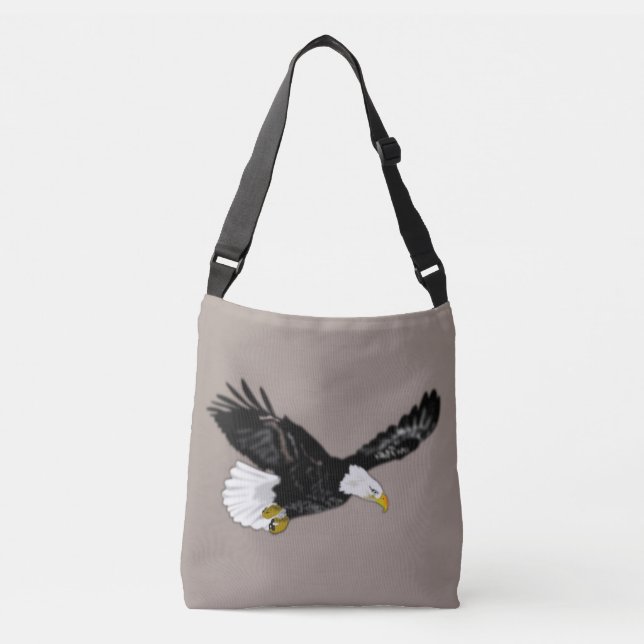 American Bald Eagle Crossbody Bag Choose Color (Front)
