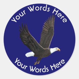 American Bald Eagle Custom Sticker