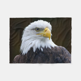 American Bald Eagle Fleece Blanket