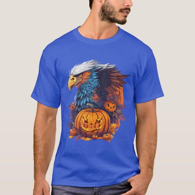 American Bald Eagle Halloween Patriotic Halloween  T-Shirt (Front)