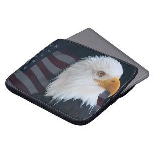 American bald eagle laptop sleeve