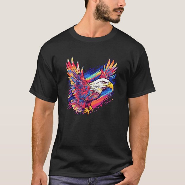 American Bald Eagle Men Women Kids_1 T-Shirt (Front)