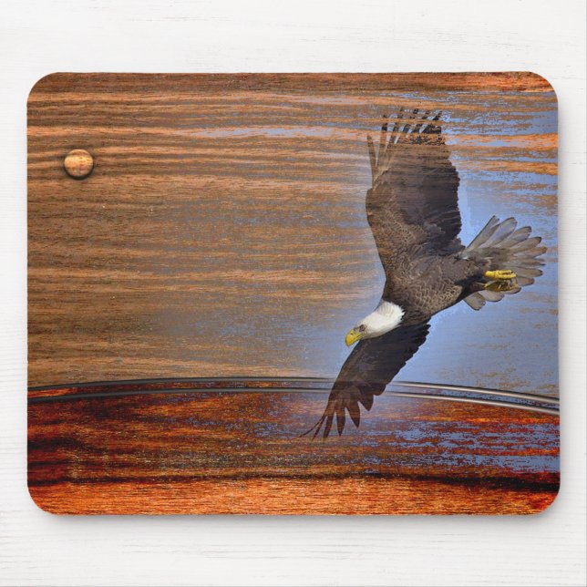 AMERICAN BALD EAGLE MOUSE PAD (Front)